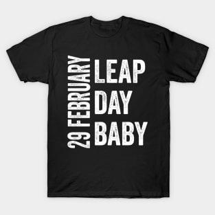 Leap Day Baby Grunge T-Shirt